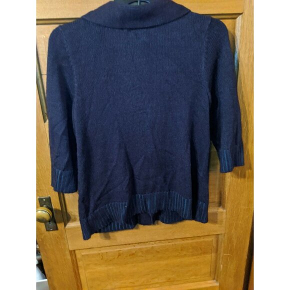 CJ Banks Size M Knitted Sweater Purple Christopher Womens - Picture 2 of 7